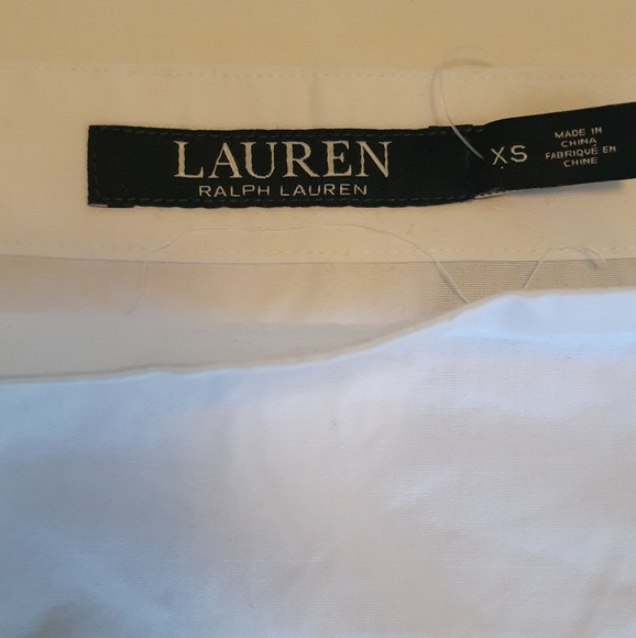 Elegant Lauren Ralph Lauren White Off-Shoulder Top - Picture 4 of 7
